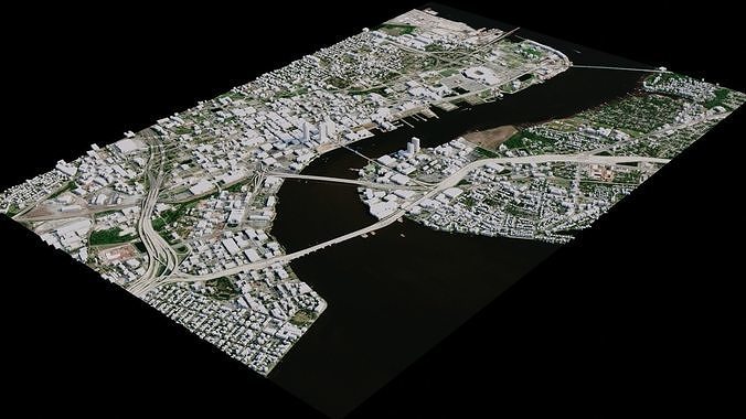 Jacksonville - USA 3D model