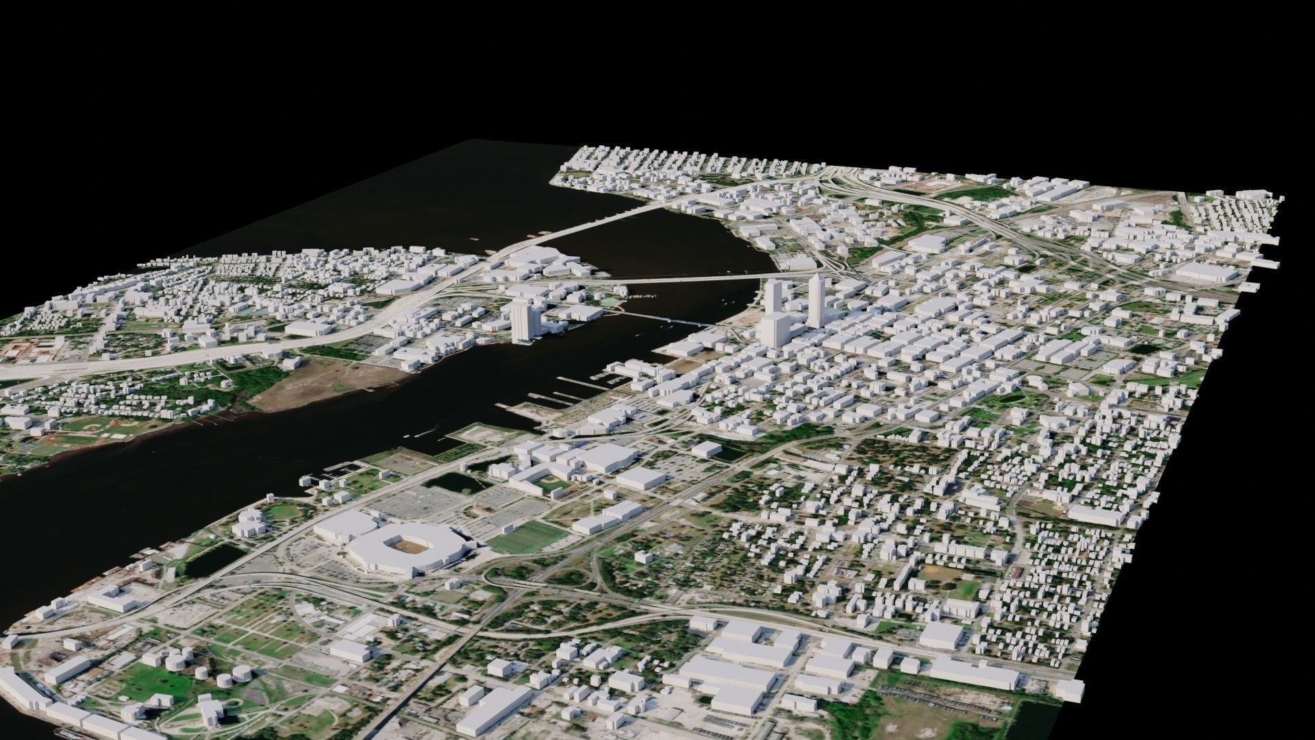 Jacksonville - USA 3D model_1