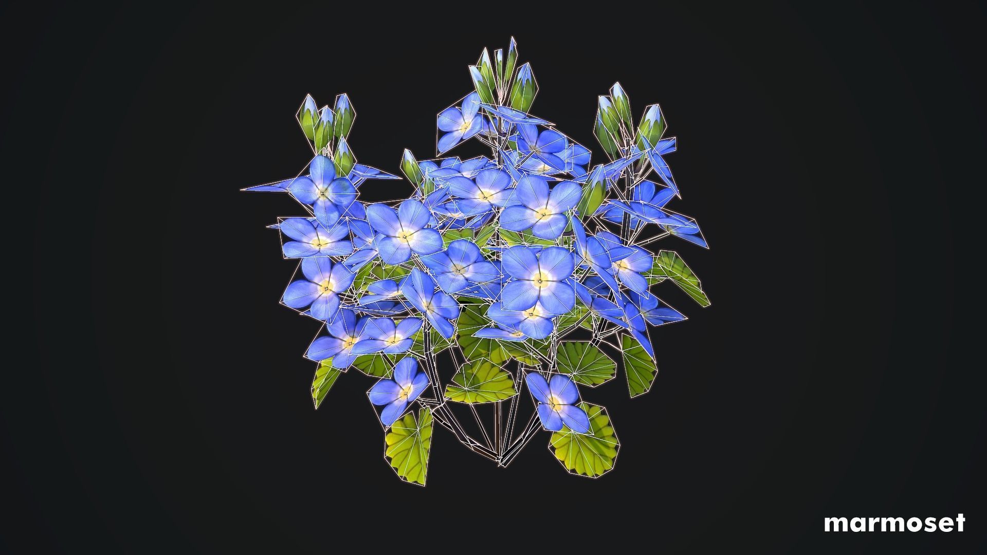 Stylized Grass Pack Low-poly 3D model_25