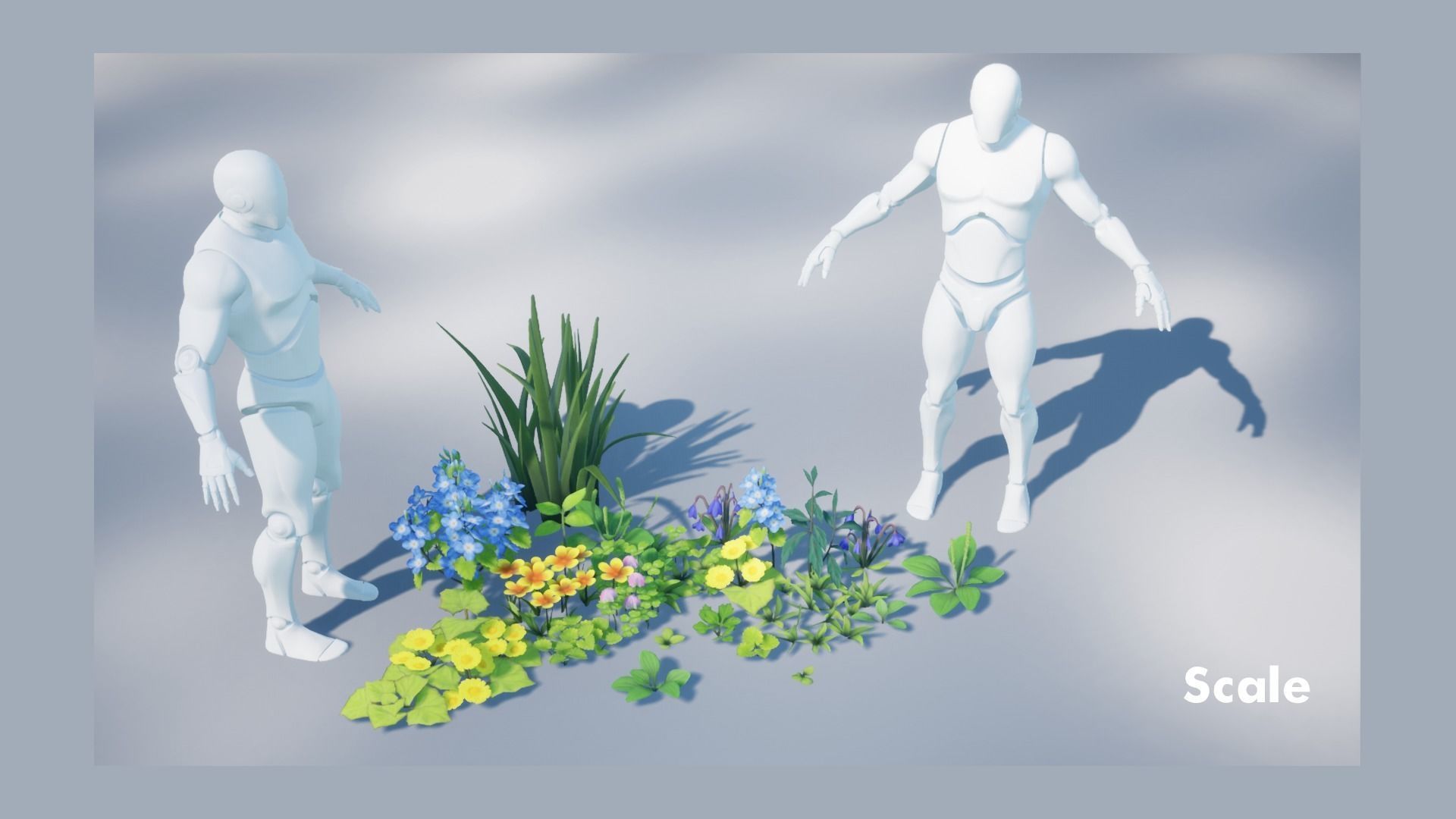 Stylized Grass Pack Low-poly 3D model_18