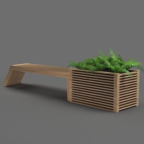 bench602 350 3D model 5