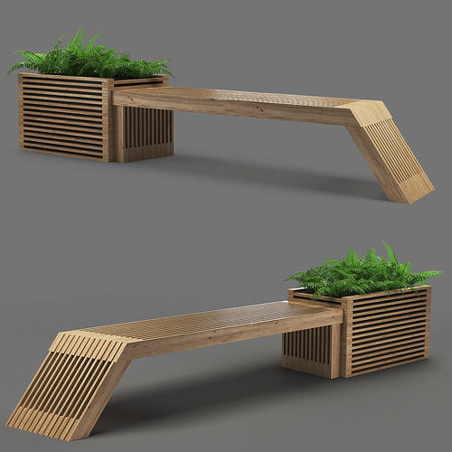 bench602 350 3D model 6