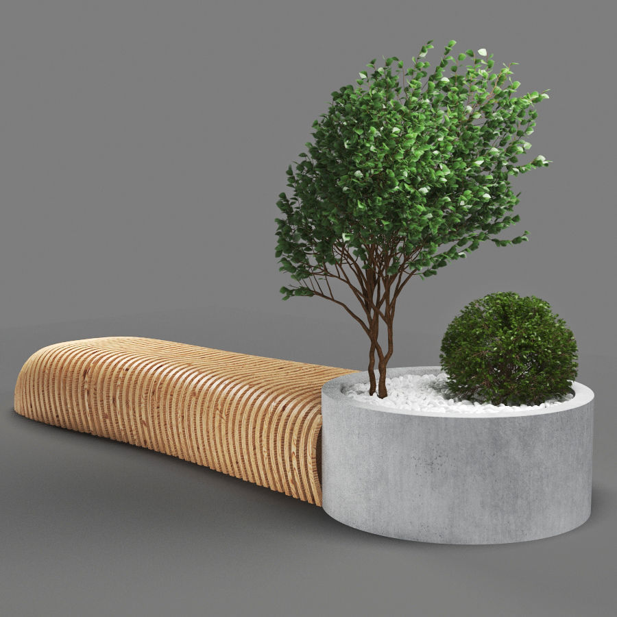 bench737 v2 3D model_2