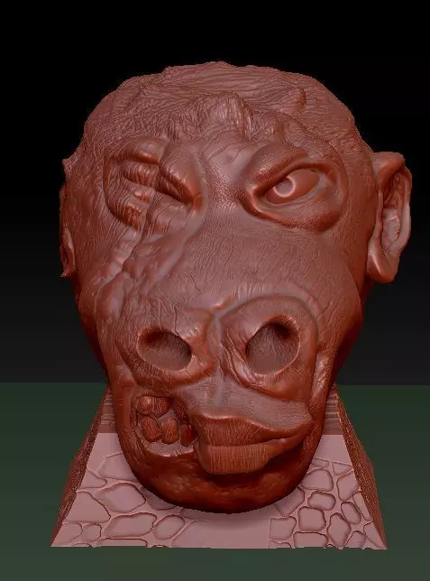 Hear no evil see no evil speak no evil 3D print model_0