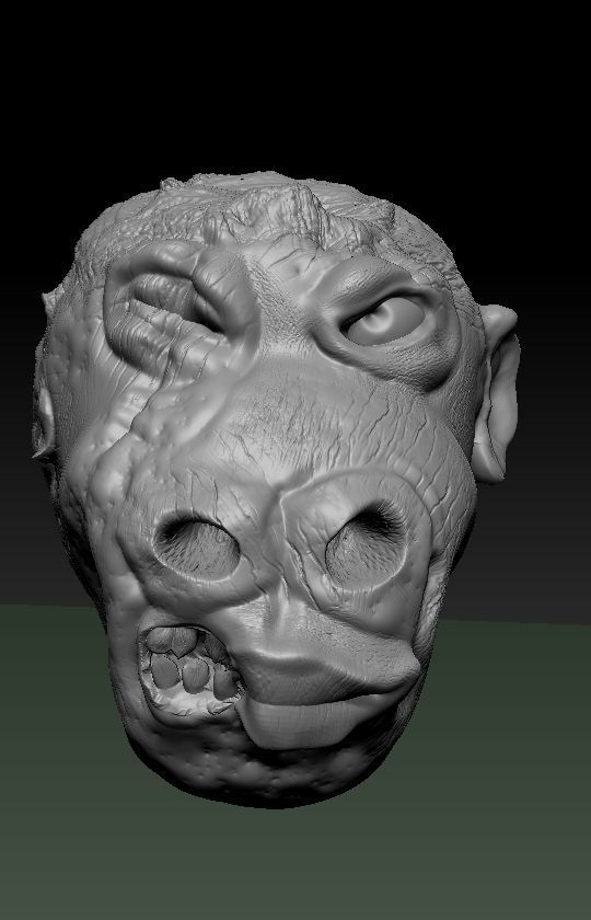 Hear no evil see no evil speak no evil 3D print model_2