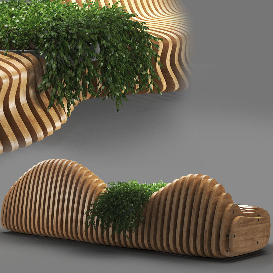 bench737 v3 3D model_1