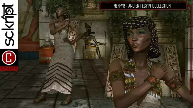 Ancient Egypt Queen 2 3D model