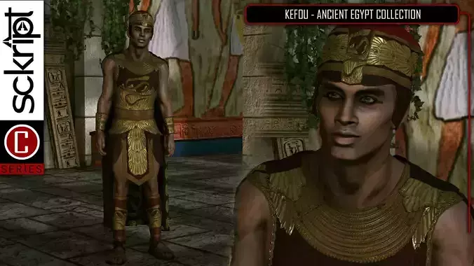 Ancient Egypt General 3D model