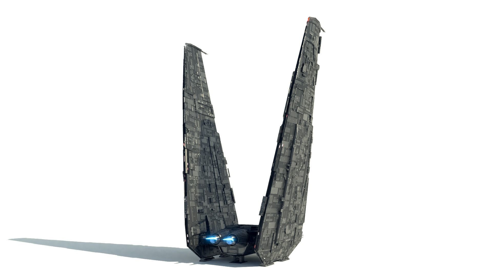 Spaceship star wars 3D model_3