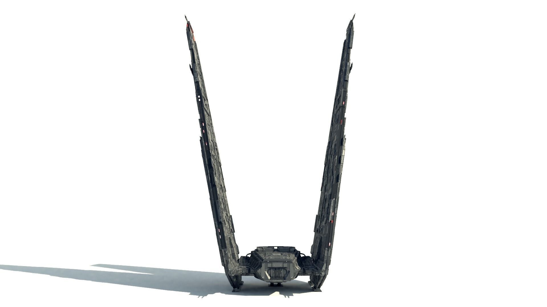 Spaceship star wars 3D model_2