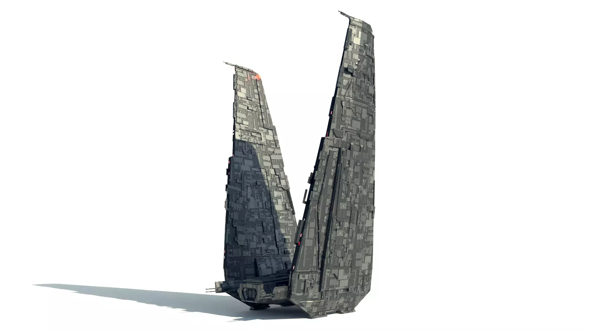 Spaceship star wars 3D model_0