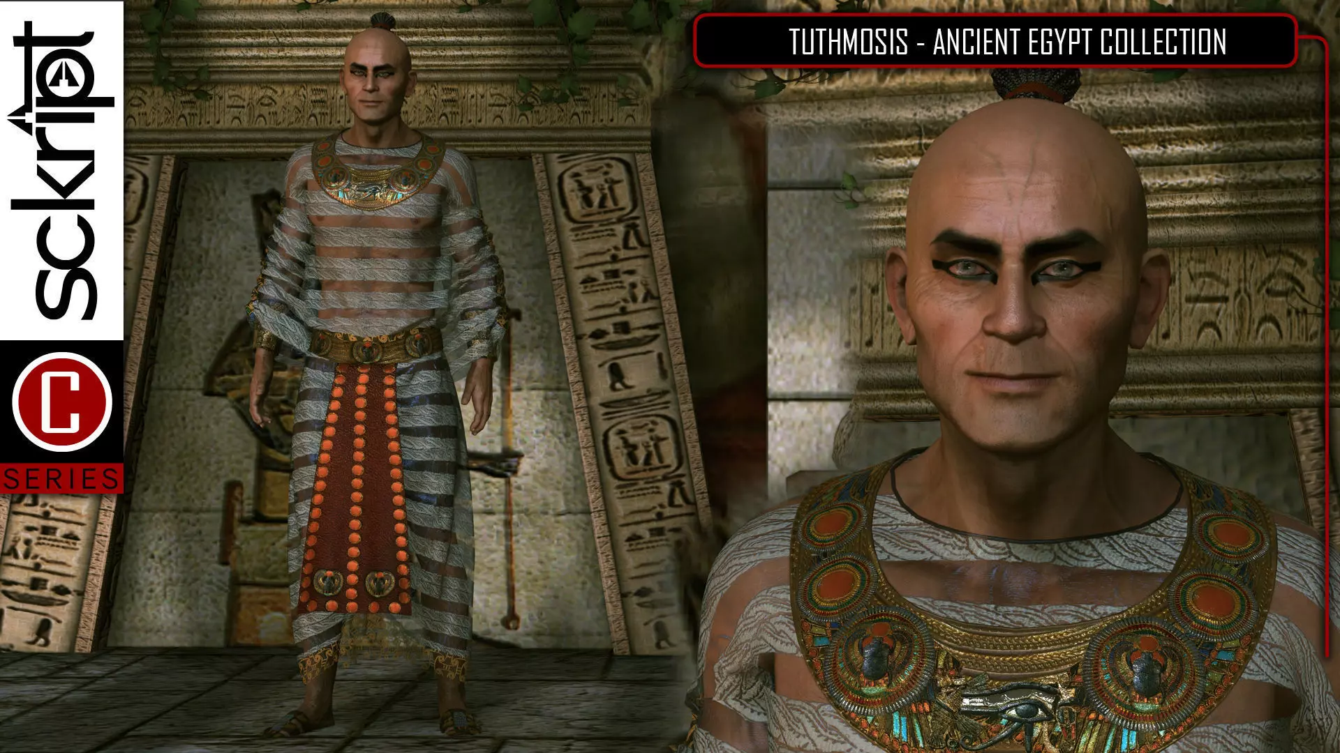 Ancient Egypt Grand Priest 3D model