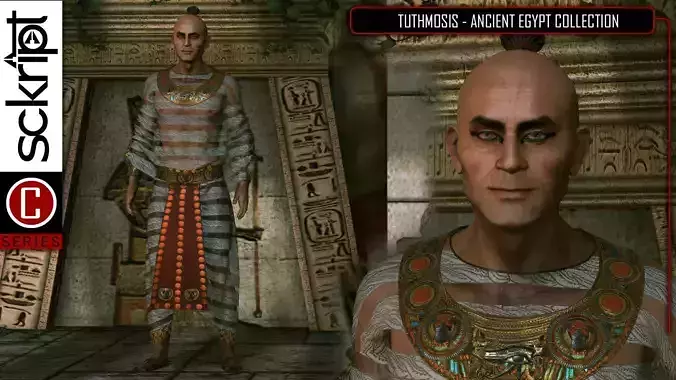 Ancient Egypt Grand Priest 3D model