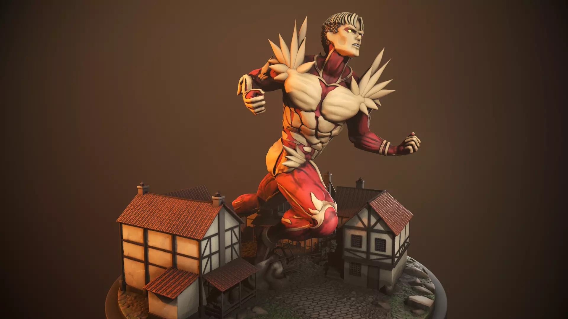 Reiner Armored Titan - Attack on Titan 3D print model