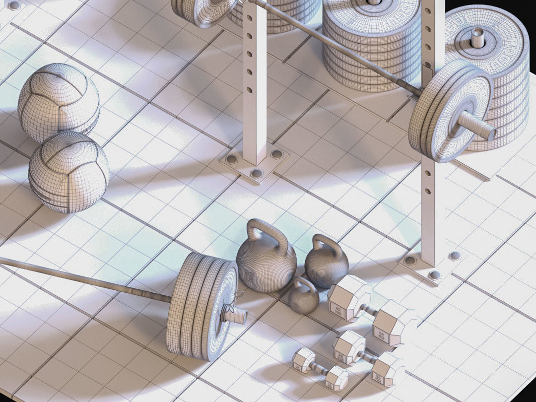 Crossfit Pack 3D model_18