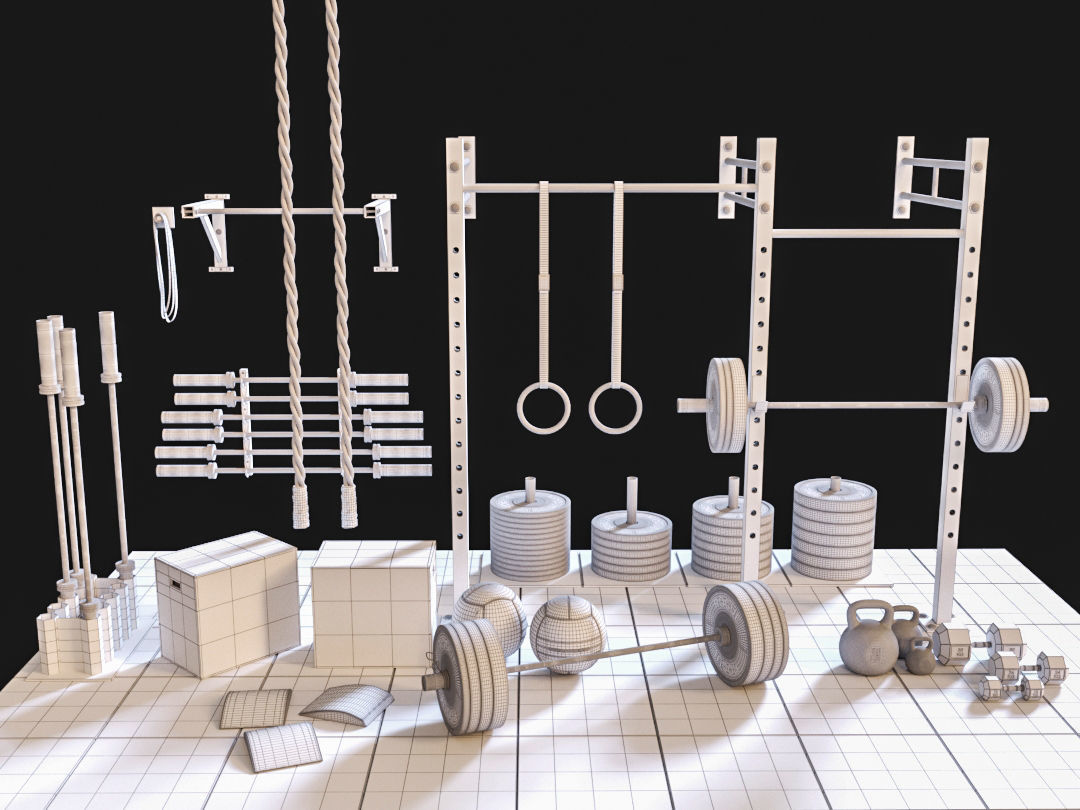 Crossfit Pack 3D model_11