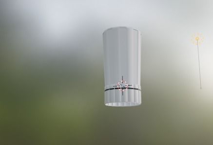 gorro chef sencillo  3D model_4