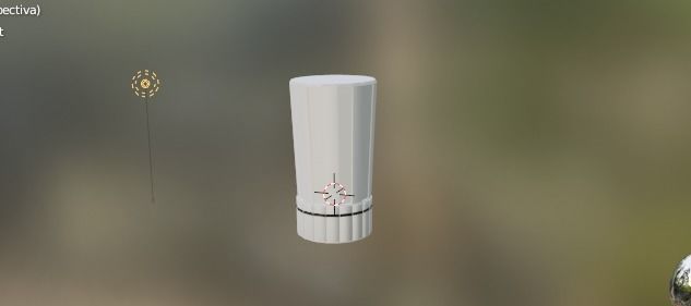 gorro chef sencillo  3D model_3