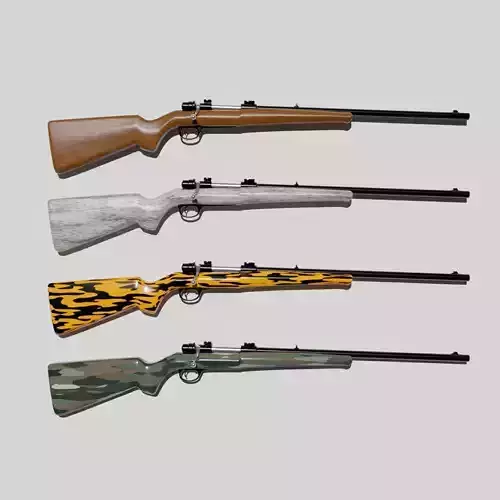 FPS Hunting Rifle 3D model