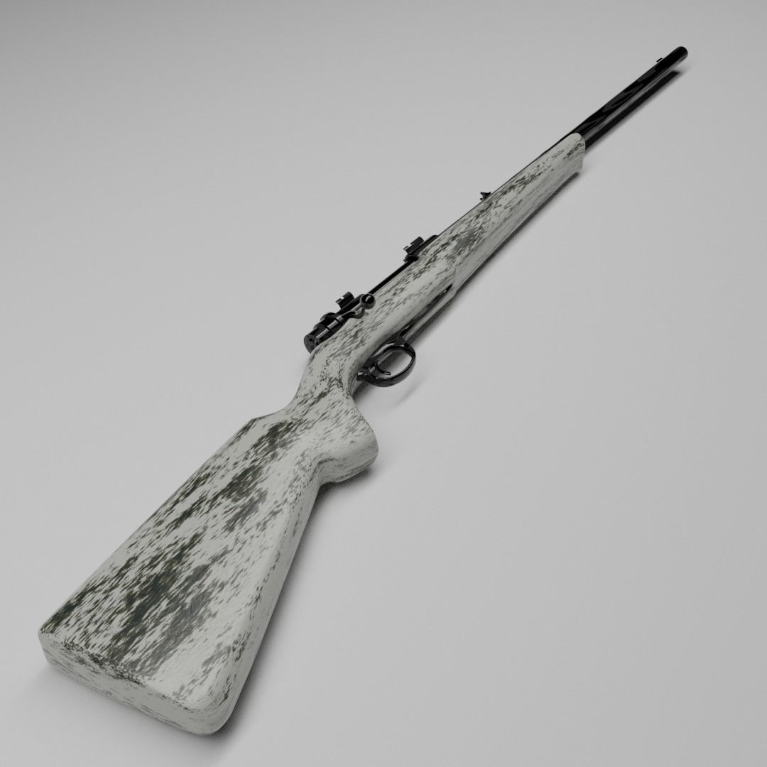 FPS Hunting Rifle 3D model_9