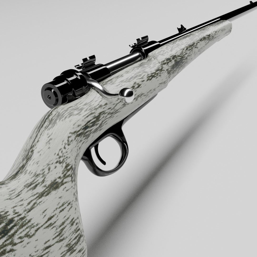 FPS Hunting Rifle 3D model_3