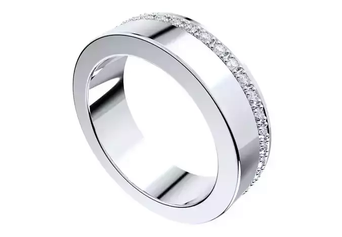 Wedding Set Ring Women Men Ring CAD Design-PSJM001V15 3D print model