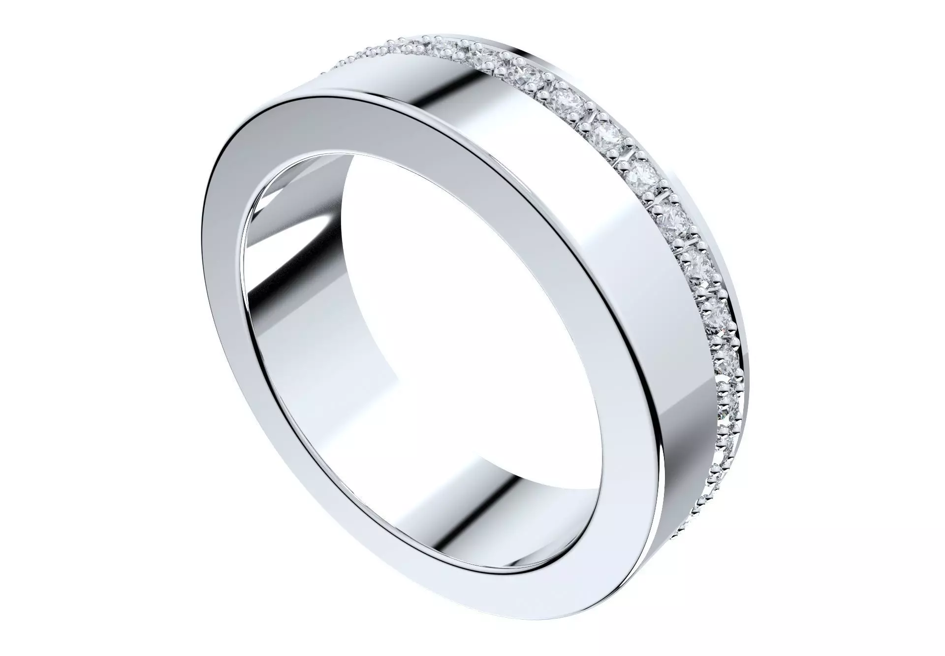 Wedding Set Ring Women Men Ring CAD Design-PSJM001V15 3D print model