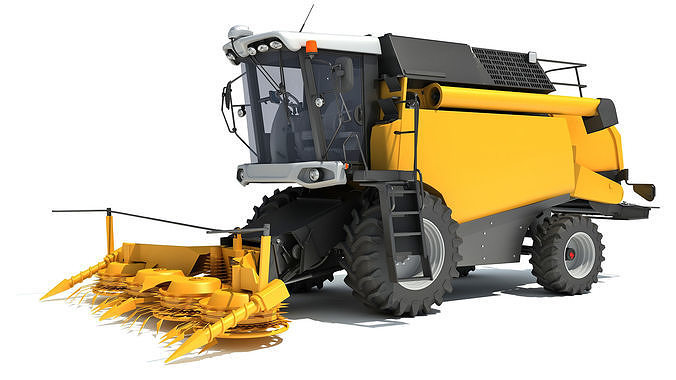 Combine Harvester 3D model