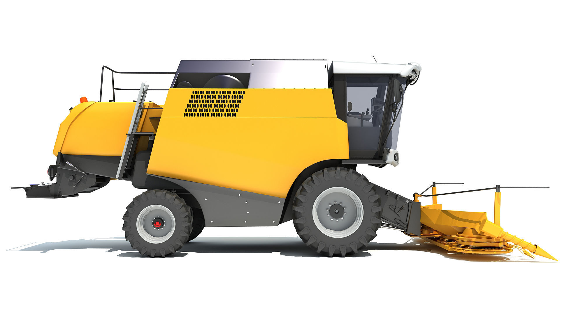 Combine Harvester 3D model_8