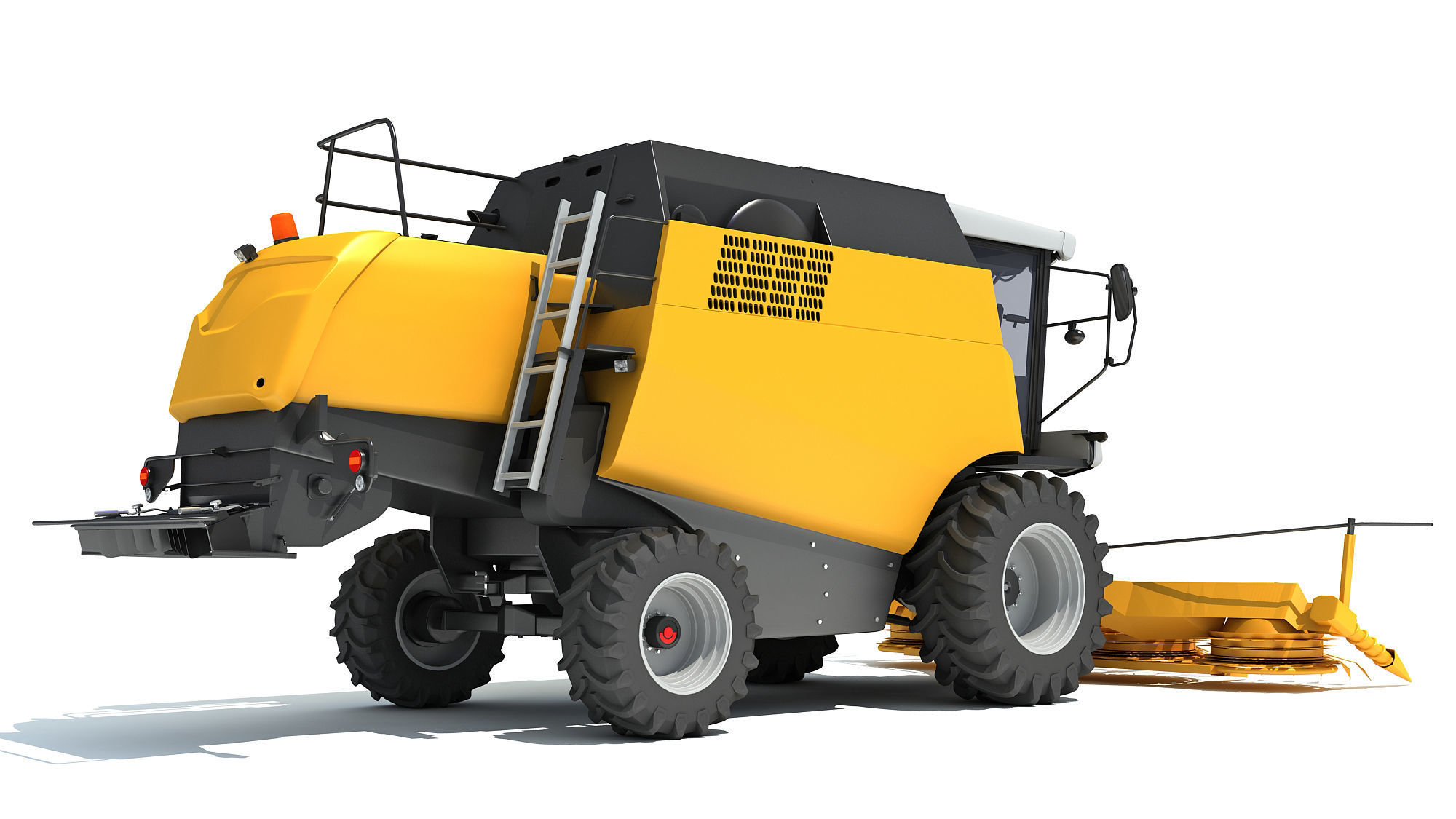 Combine Harvester 3D model_6
