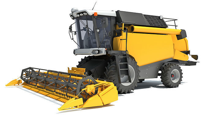 3D Combine harvester 3D model