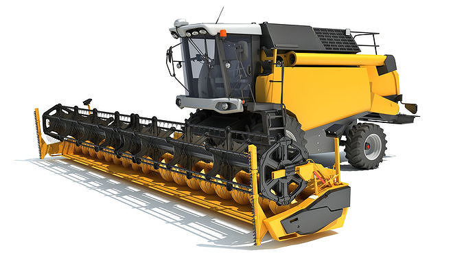 Combine Harvester 3D model