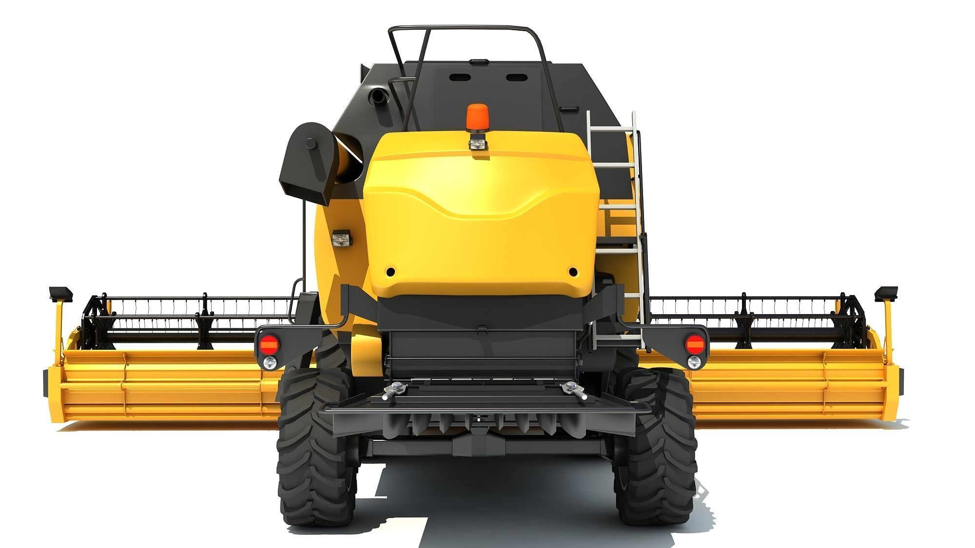 Combine Harvester 3D model_4