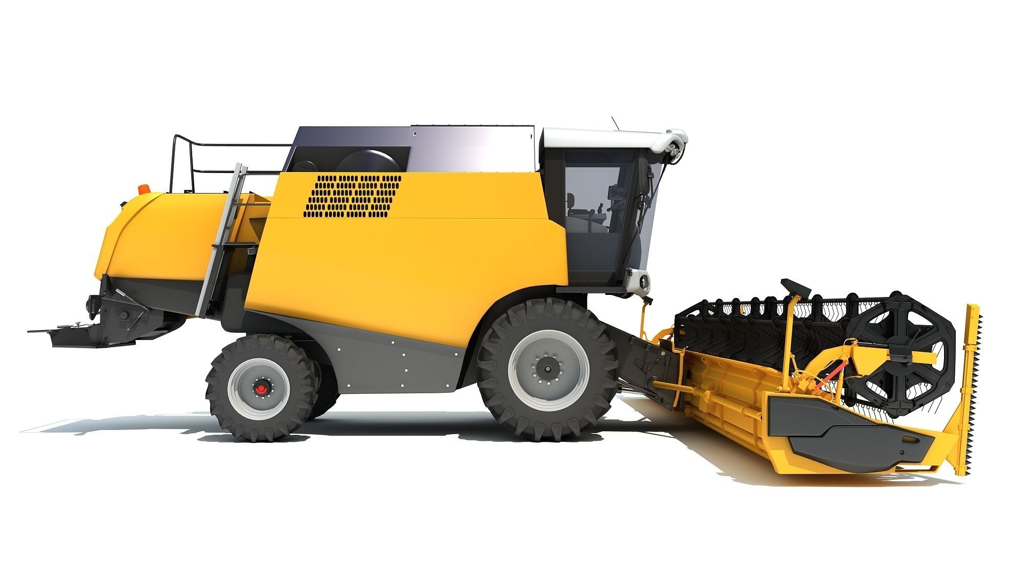 Combine Harvester 3D model_7