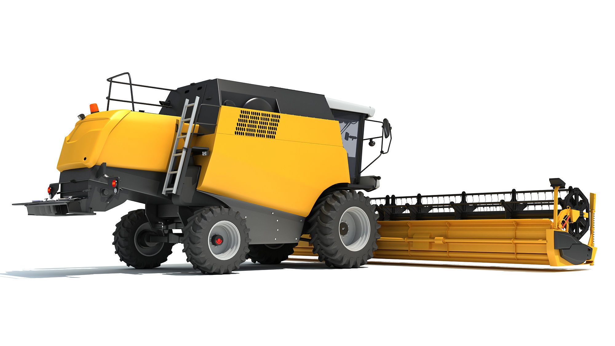 Combine Harvester 3D model_5