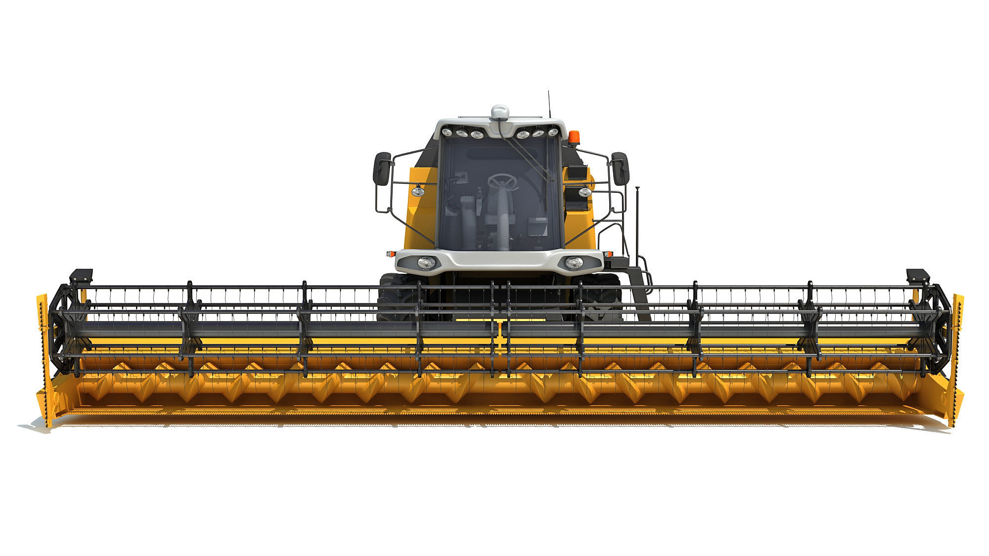 Combine Harvester 3D model_10