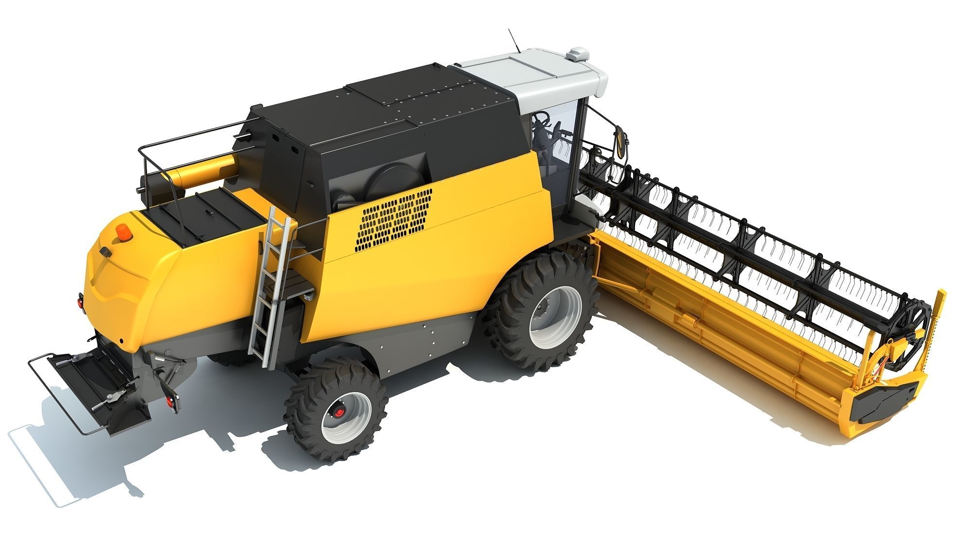 Combine Harvester 3D model_6