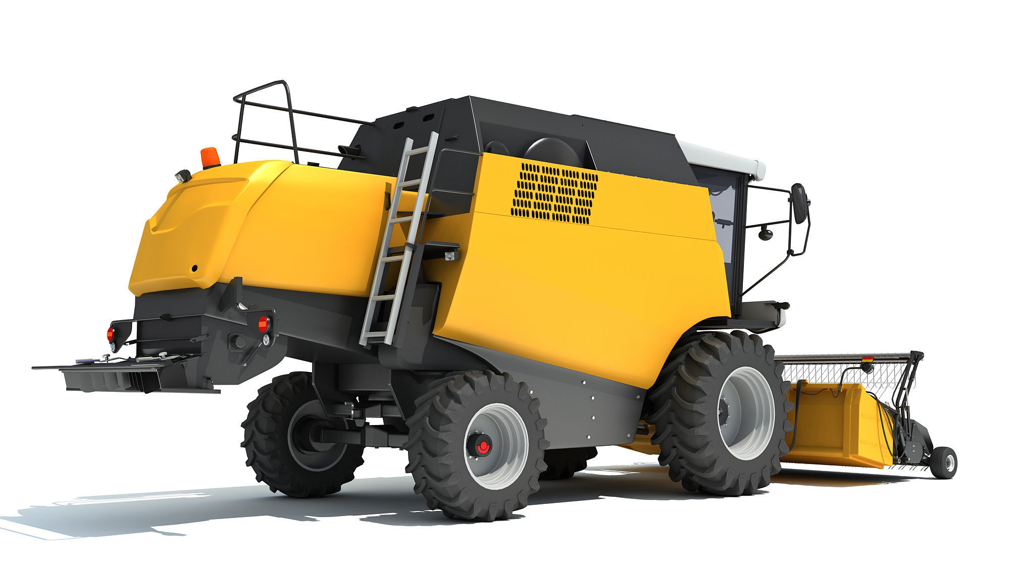 Combine Harvester 3D model_5