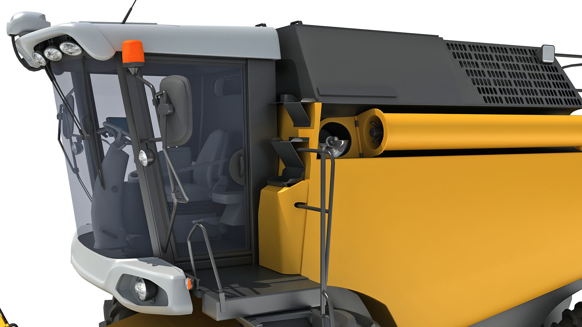 Combine Harvester 3D model_13