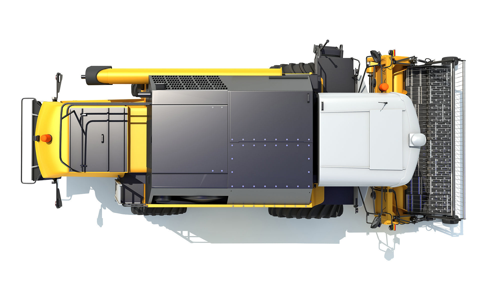 Combine Harvester 3D model_8