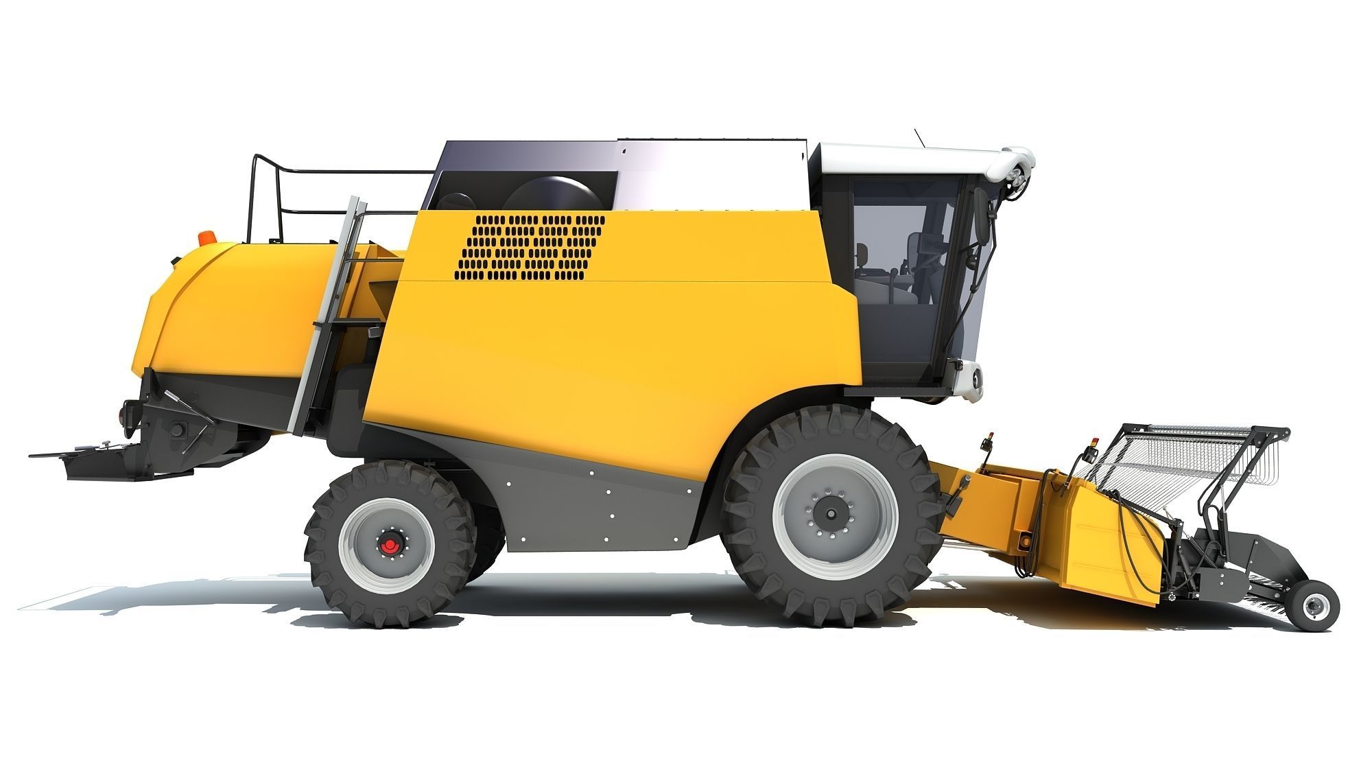 Combine Harvester 3D model_7