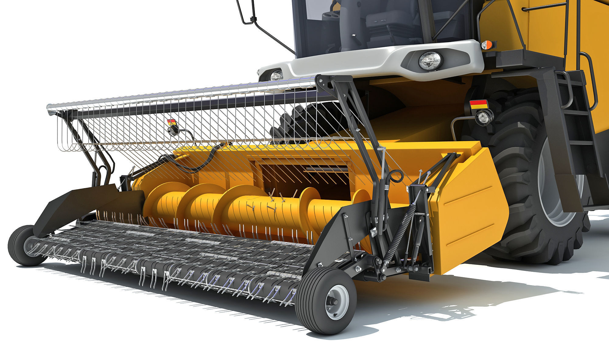 Combine Harvester 3D model_15