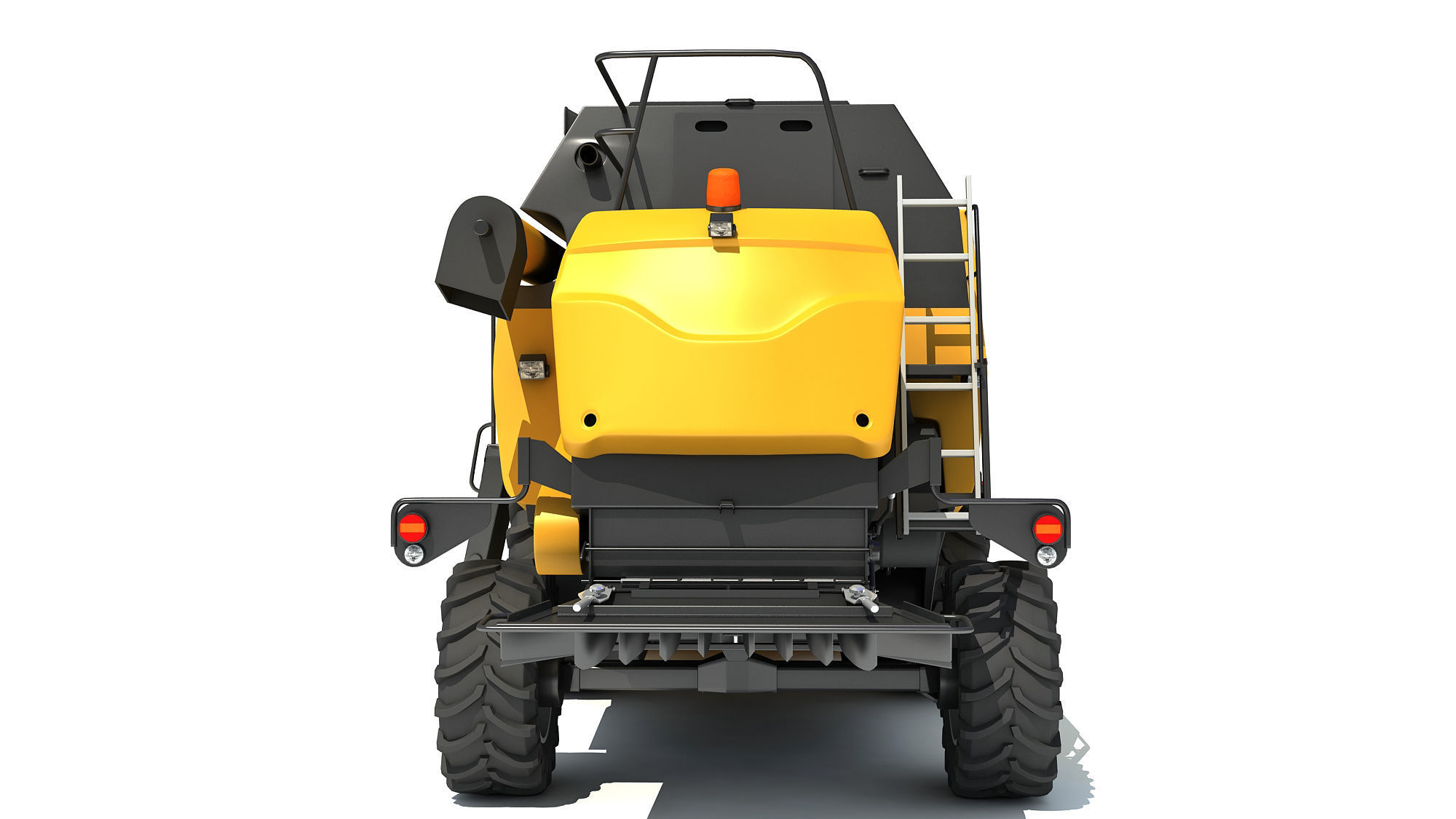 Combine Harvester 3D model_4