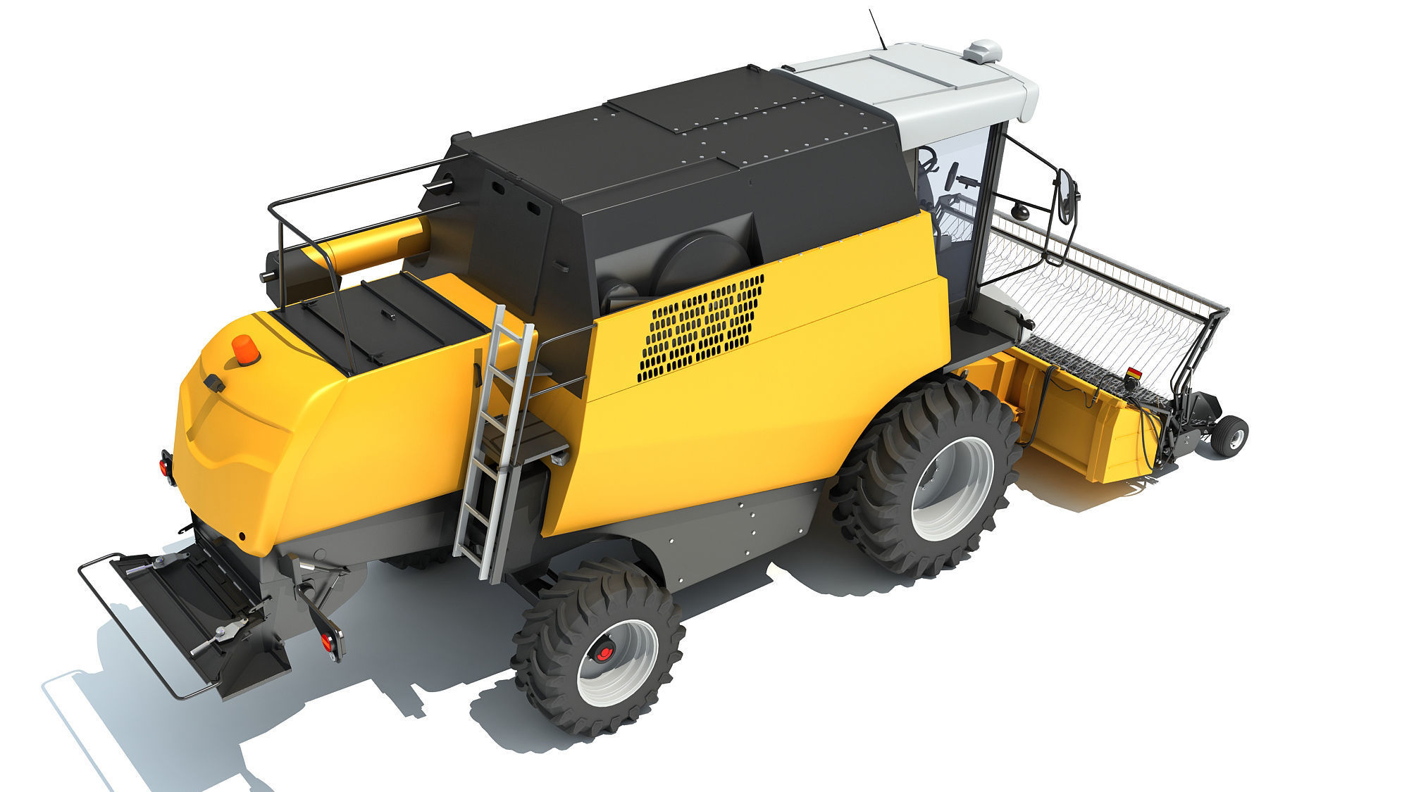 Combine Harvester 3D model_6