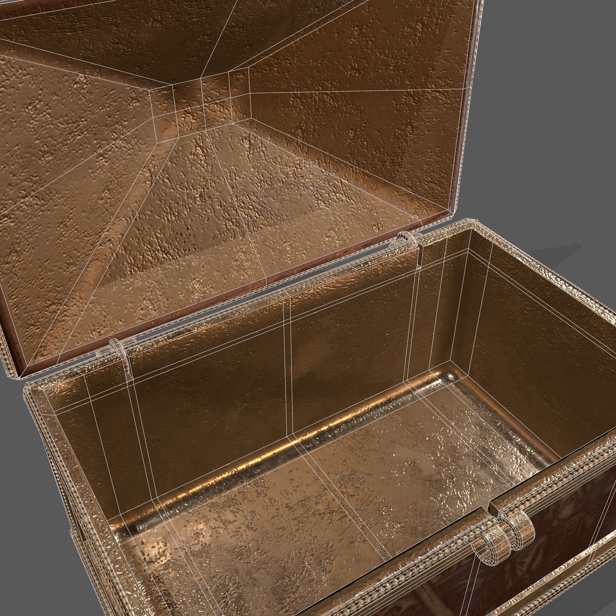 Medieval Charm Box  Low-poly 3D model_56