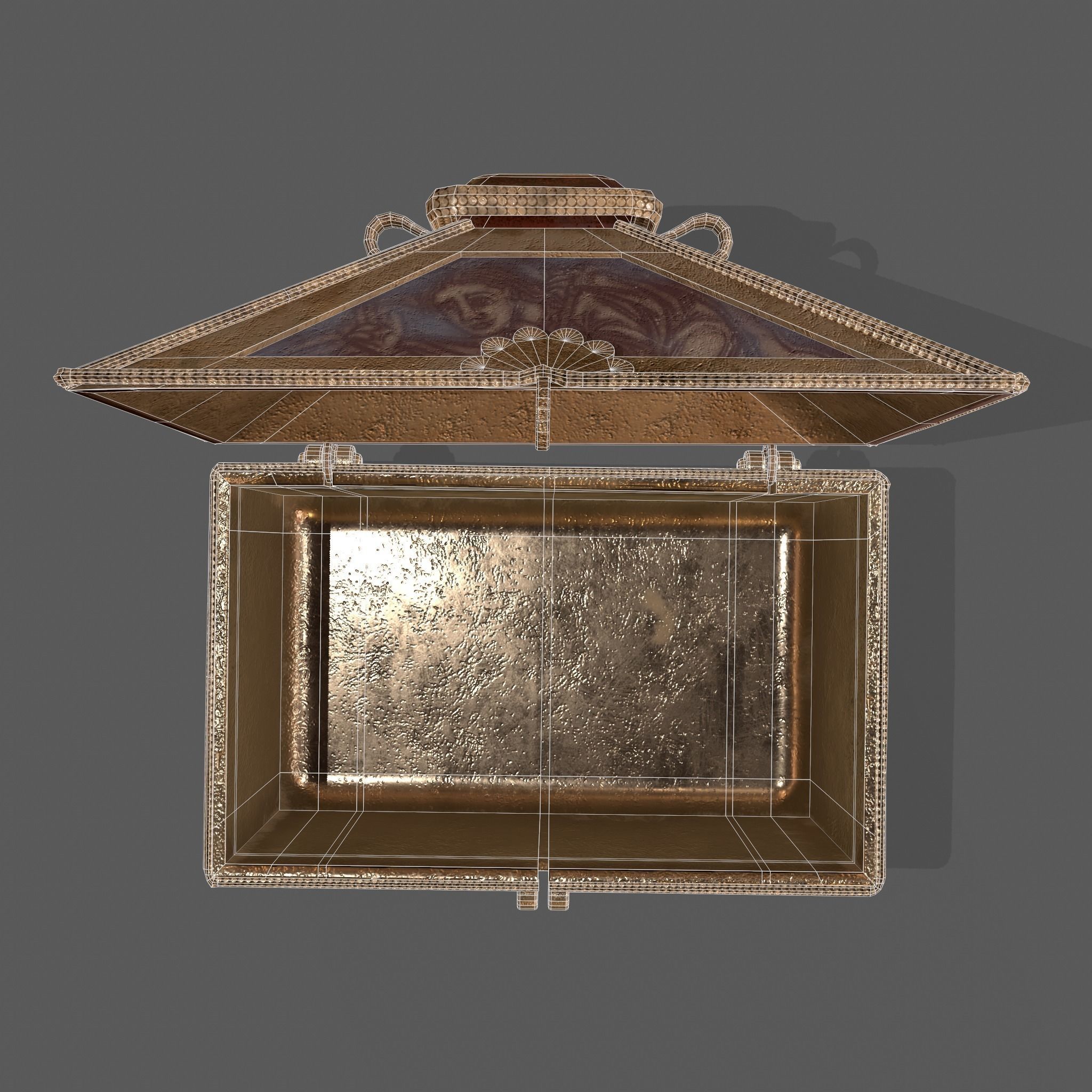 Medieval Charm Box  Low-poly 3D model_53