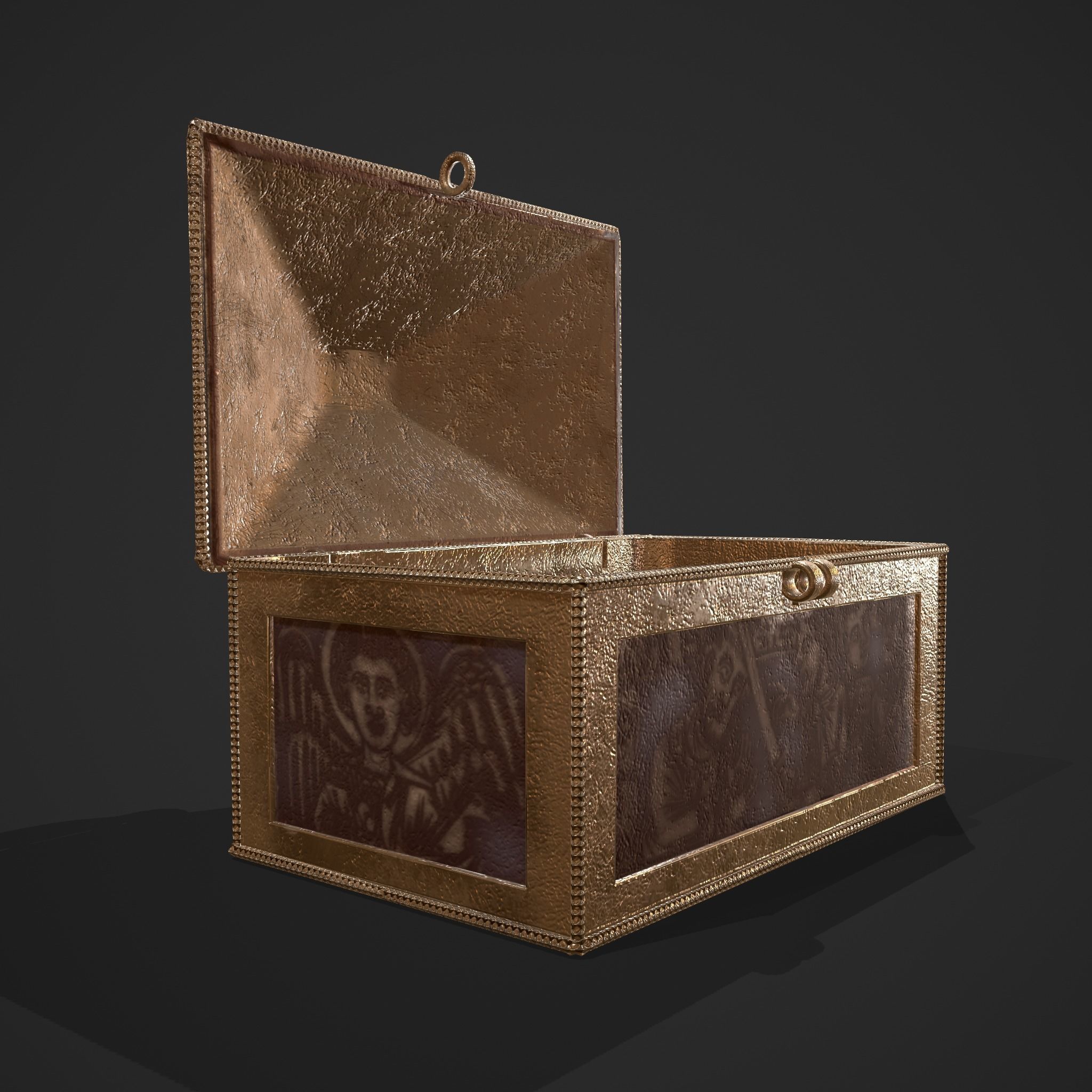 Medieval Charm Box  Low-poly 3D model_19