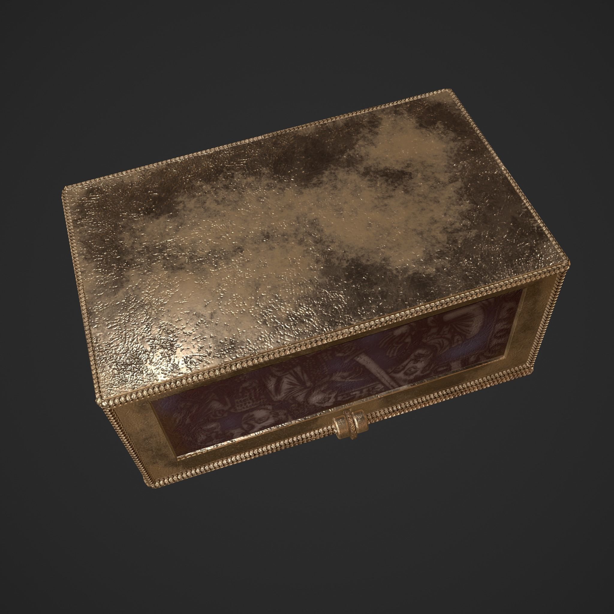 Medieval Charm Box  Low-poly 3D model_34