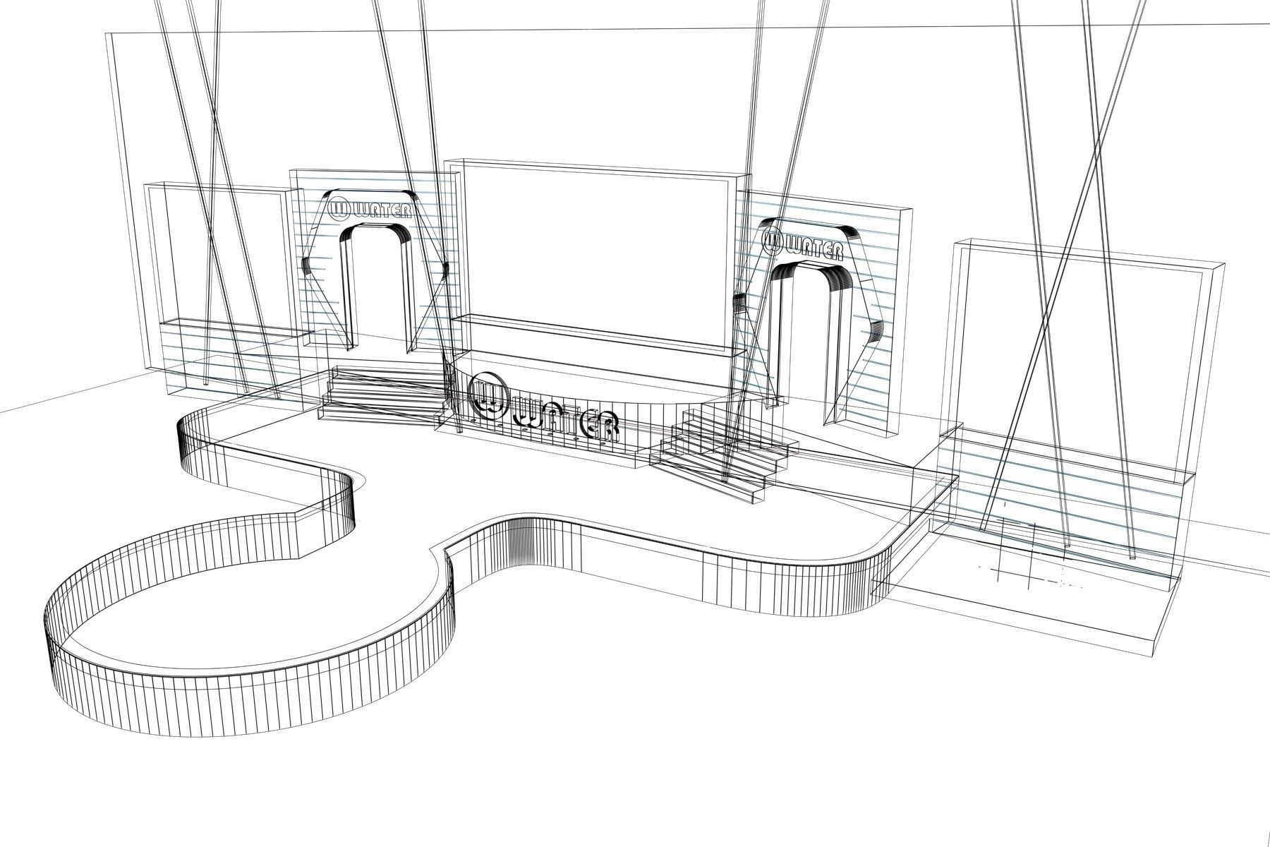 Event Stage Design 3D model_5