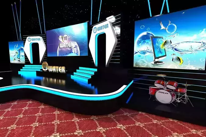 Event Stage Design 3D model